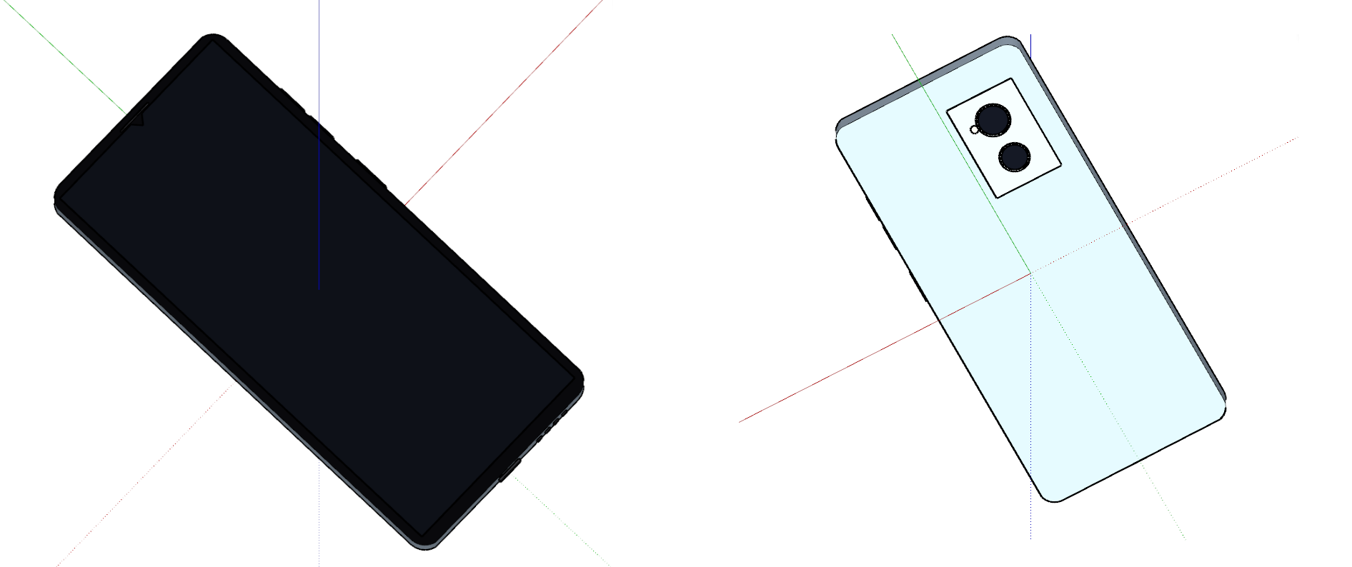 AI-generated smartphone modeled from a reference photo